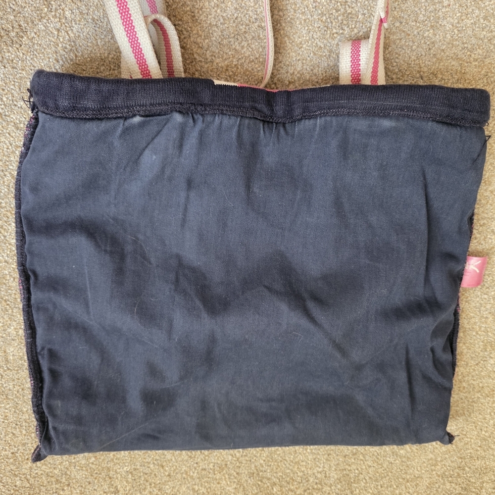PINK Victorias Secret '86 Tour  Navy Pink Union Jack Tote - Picture 5 of 7